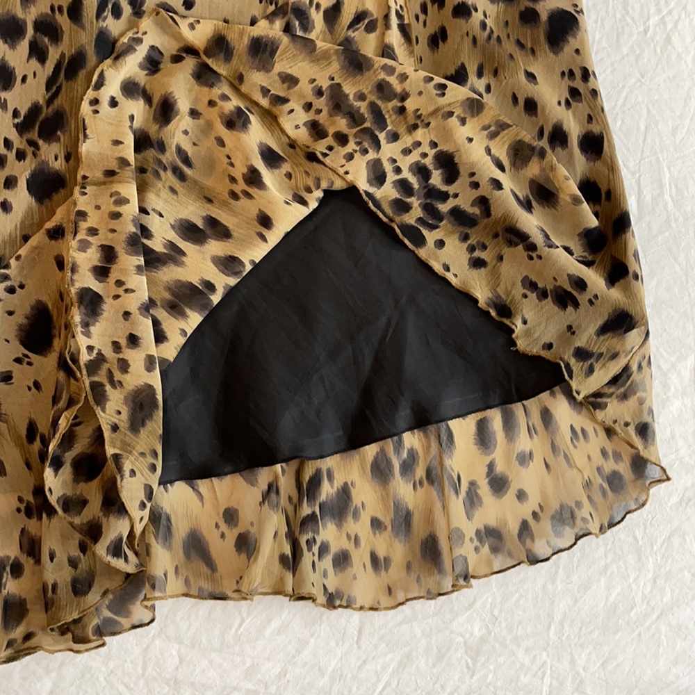 Leopard print skirt - Picture 3 of 4